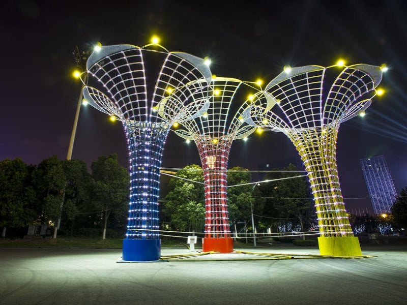 Doiee LED Point Light/LED Flexible Transparent Grid Screen