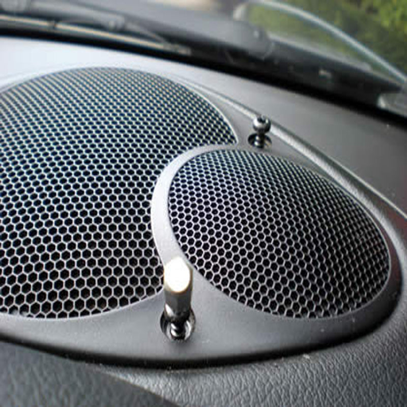 Doiee  Black Powder Steel Perforated Speaker Grill,Speaker Grille,Audio Perforating Speaker Grill,Speaker Grill Metal Mesh