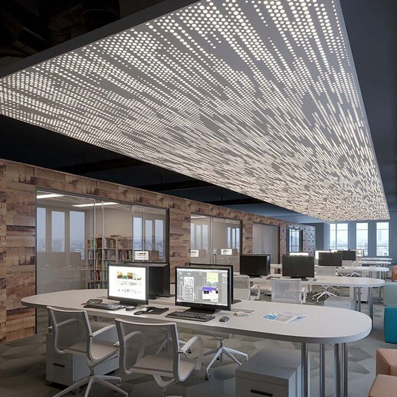 Doiee Perforated Metal Ceiling & Roofing Perforated Air Ventilation Diffuser, Diffusing Grille, Light Diffuser