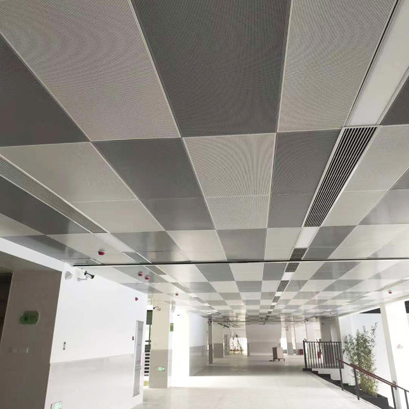 Doiee Perforated Metal Ceiling & Roofing Perforated Air Ventilation Diffuser, Diffusing Grille, Light Diffuser